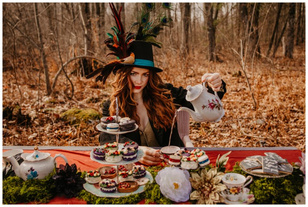Alice In Wonderland Tea Party, High Fashion Concept, Biddeford, ME