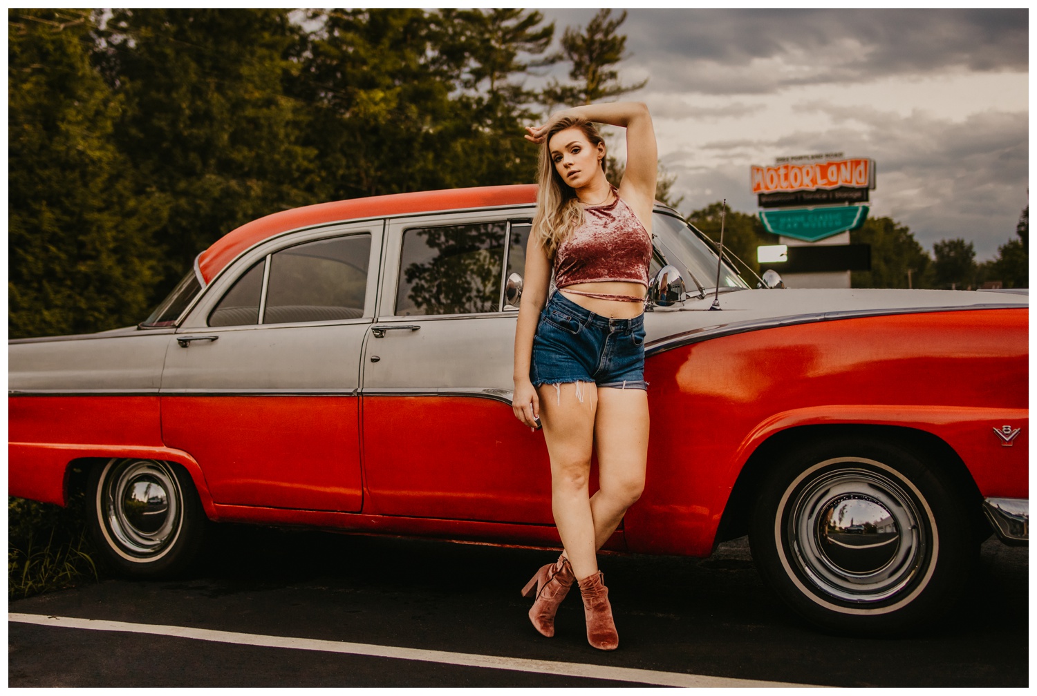 Sydney Motorland Vintage Car Museum Arundel, ME Creative Portrait